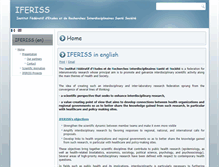 Tablet Screenshot of iferiss.org